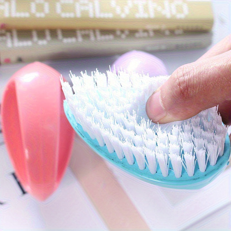 Cleaning Brush Colorful Egg-Shaped Cleaning Brush Multifunctional Home Laundry Brush Candy Brush Clothing Shoe Cleaning