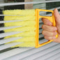 Blind Cleaner Duster Tool Back To School Supplies Blinds Cleaning Brush Handheld Mini Duster Brush Vent Blinds Cleaner Cloth Brush 7-Finger Dusting Cleaner Tool For Air Conditioner, Car Air Outlets, Cleaning Supplies