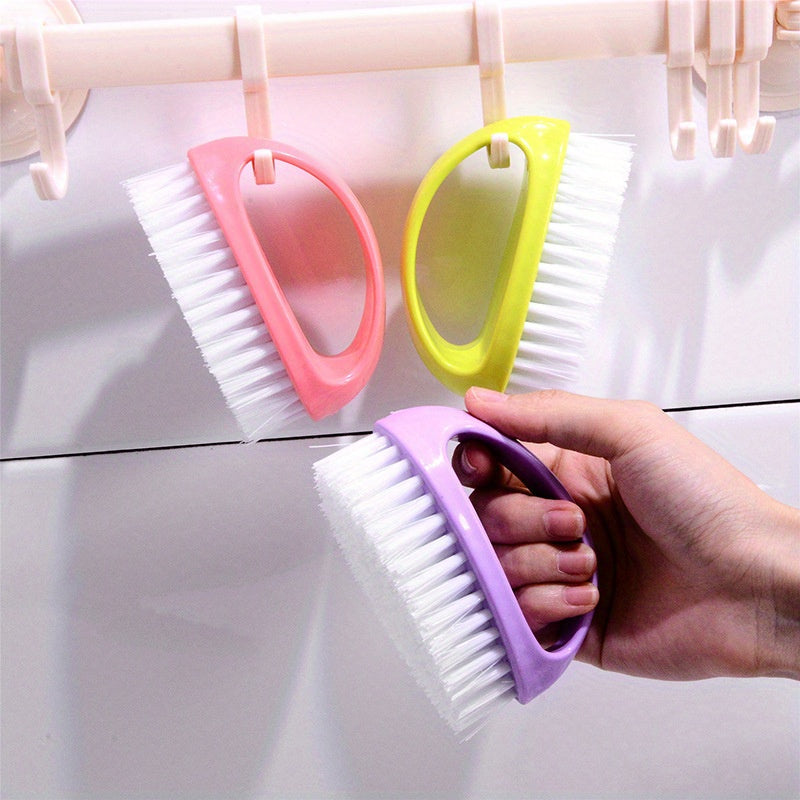 Cleaning Brush Colorful Egg-Shaped Cleaning Brush Multifunctional Home Laundry Brush Candy Brush Clothing Shoe Cleaning