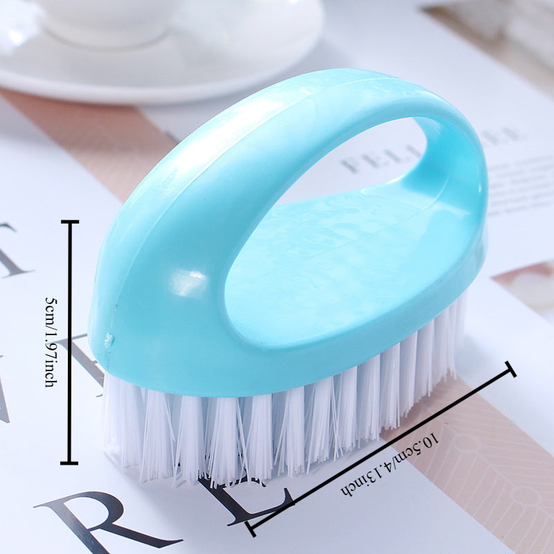 Cleaning Brush Colorful Egg-Shaped Cleaning Brush Multifunctional Home Laundry Brush Candy Brush Clothing Shoe Cleaning